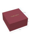Magnetic box - Your logo hot stamped - S
