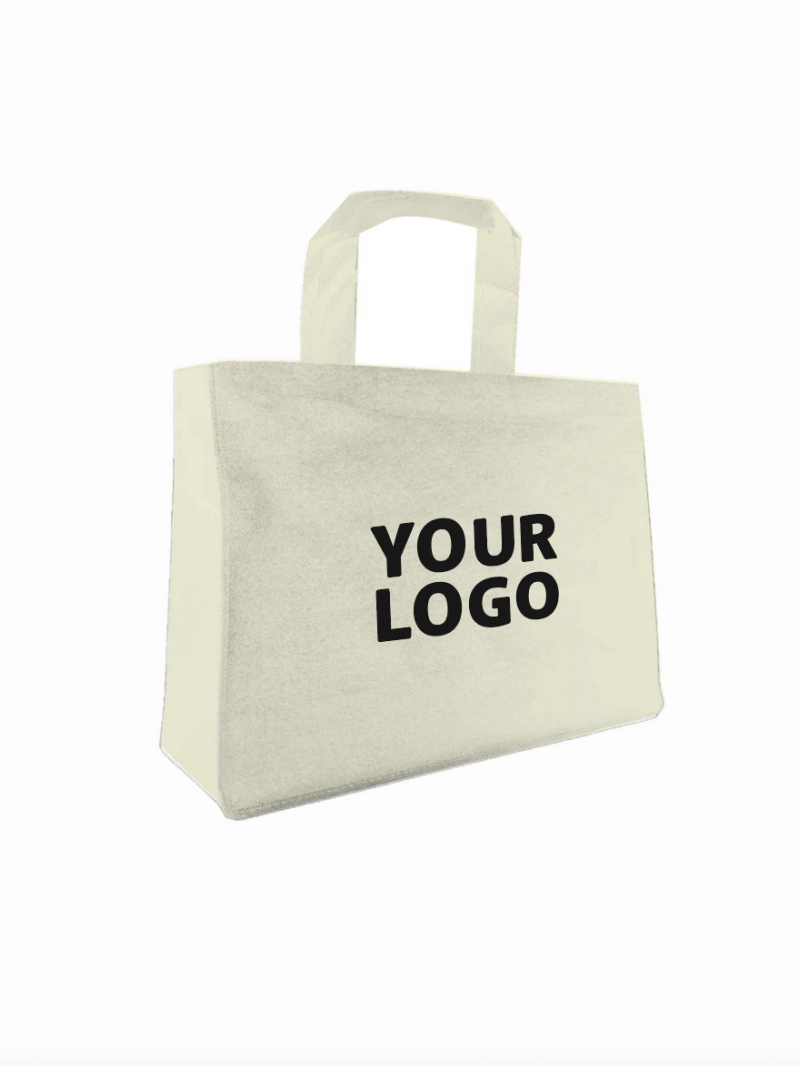 NONWOVEN DRAAGTAS "LYON" - BEIGE L (45X15X35CM)