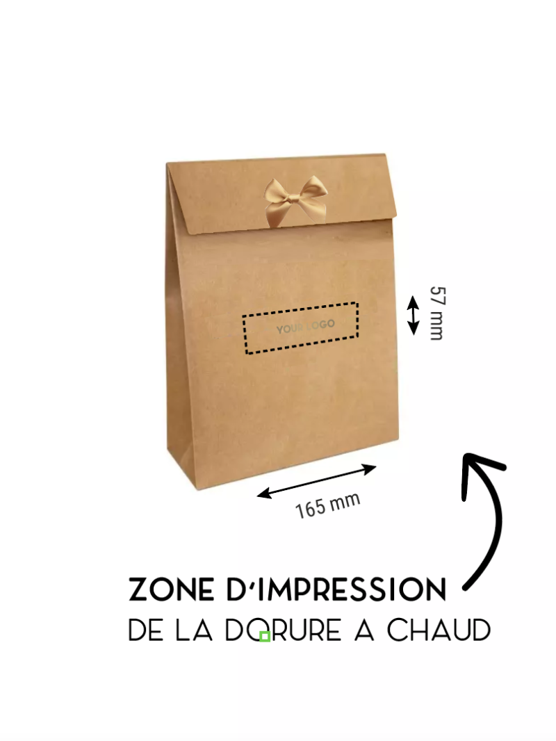 Geschenktüte - PRESTIGE – KRAFT XL (35x14x45cm)