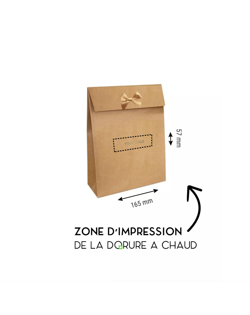 Geschenktüte - PRESTIGE – KRAFT XL (35x14x45cm)