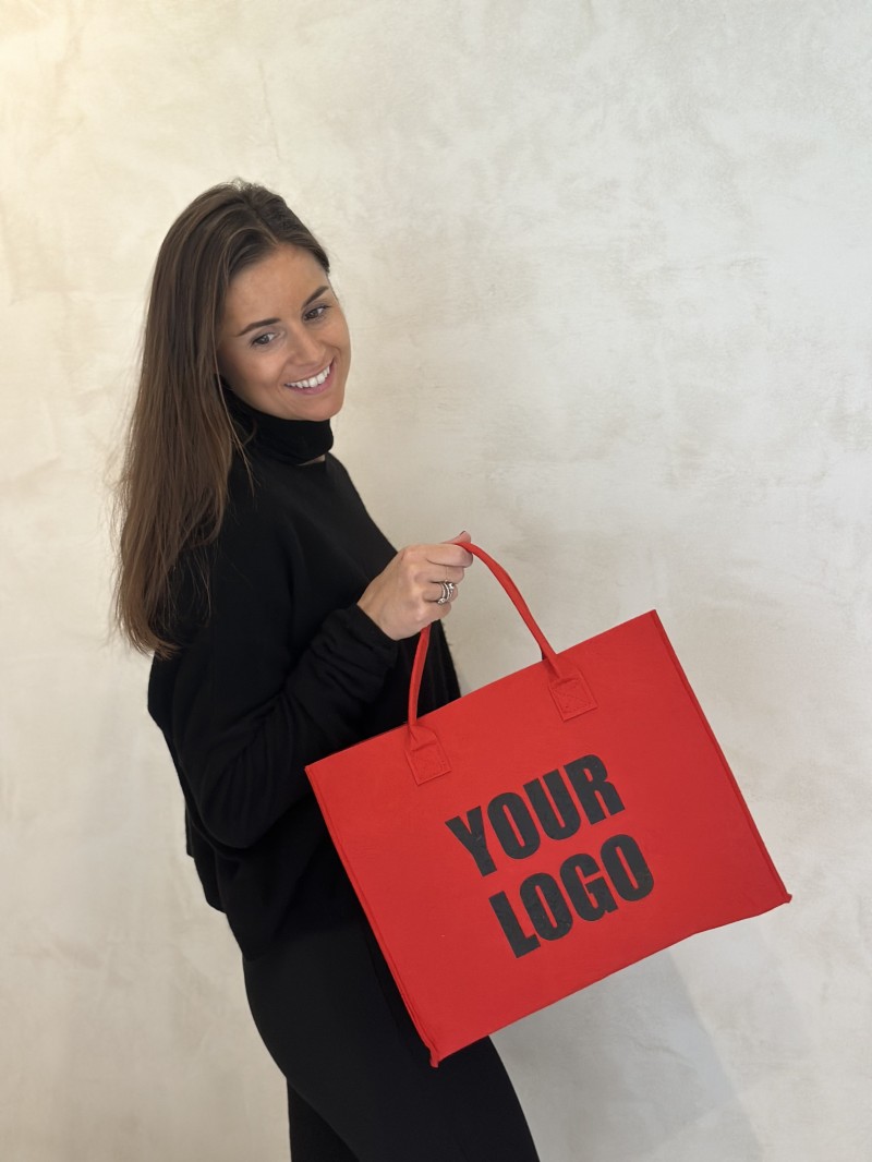 GRENOBLE TASCHEN - ROT - M (35,5x11x28,5cm)