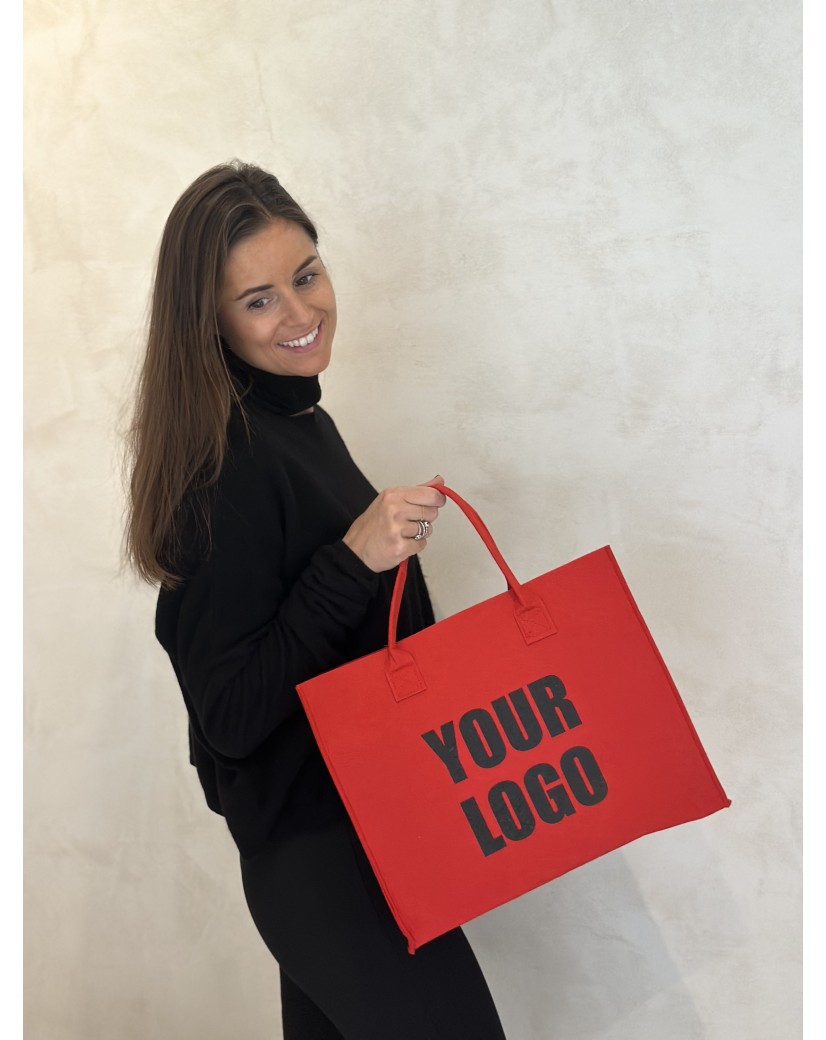 GRENOBLE TASCHEN - ROT - M (35,5x11x28,5cm)