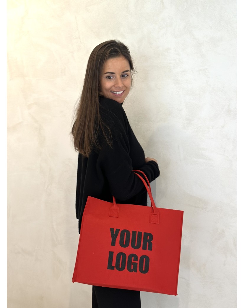 GRENOBLE TASCHEN - ROT - M (35,5x11x28,5cm)