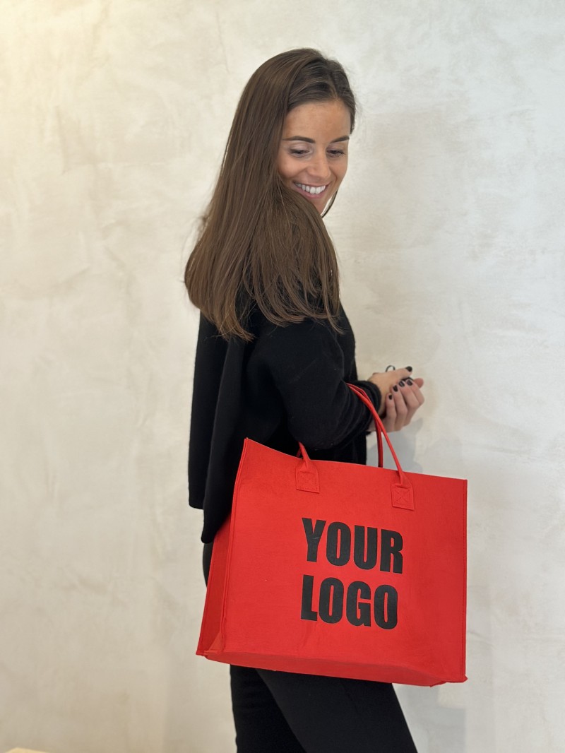 GRENOBLE TASCHEN - ROT - M (35,5x11x28,5cm)
