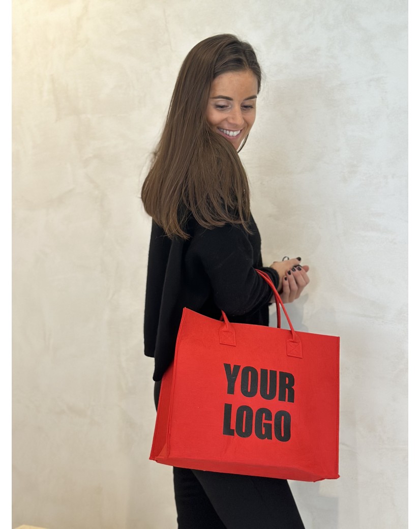 GRENOBLE TASCHEN - ROT - M (35,5x11x28,5cm)