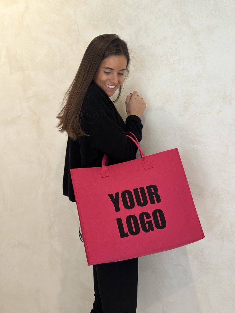 GRENOBLE TASCHEN - ROSA - L (42x12x35cm)