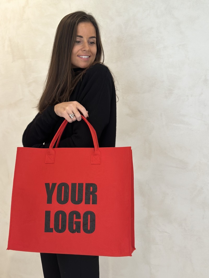 GRENOBLE TASCHEN - ROT - L (42x12x35cm)