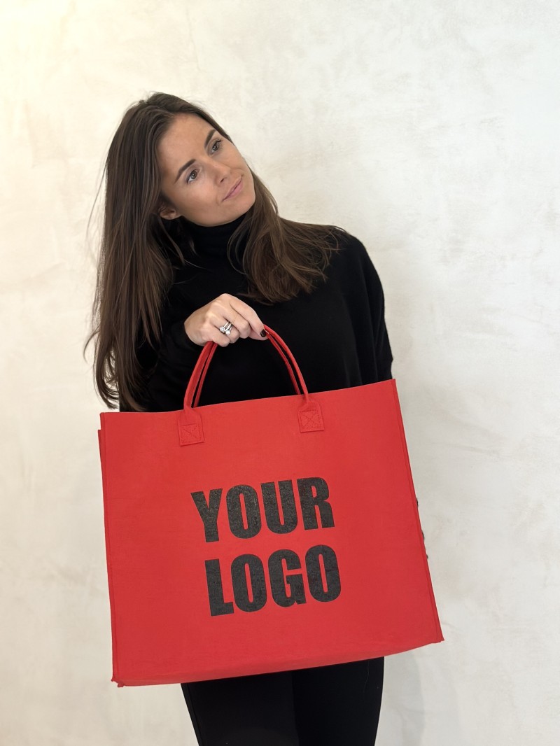 GRENOBLE TASCHEN - ROT - L (42x12x35cm)
