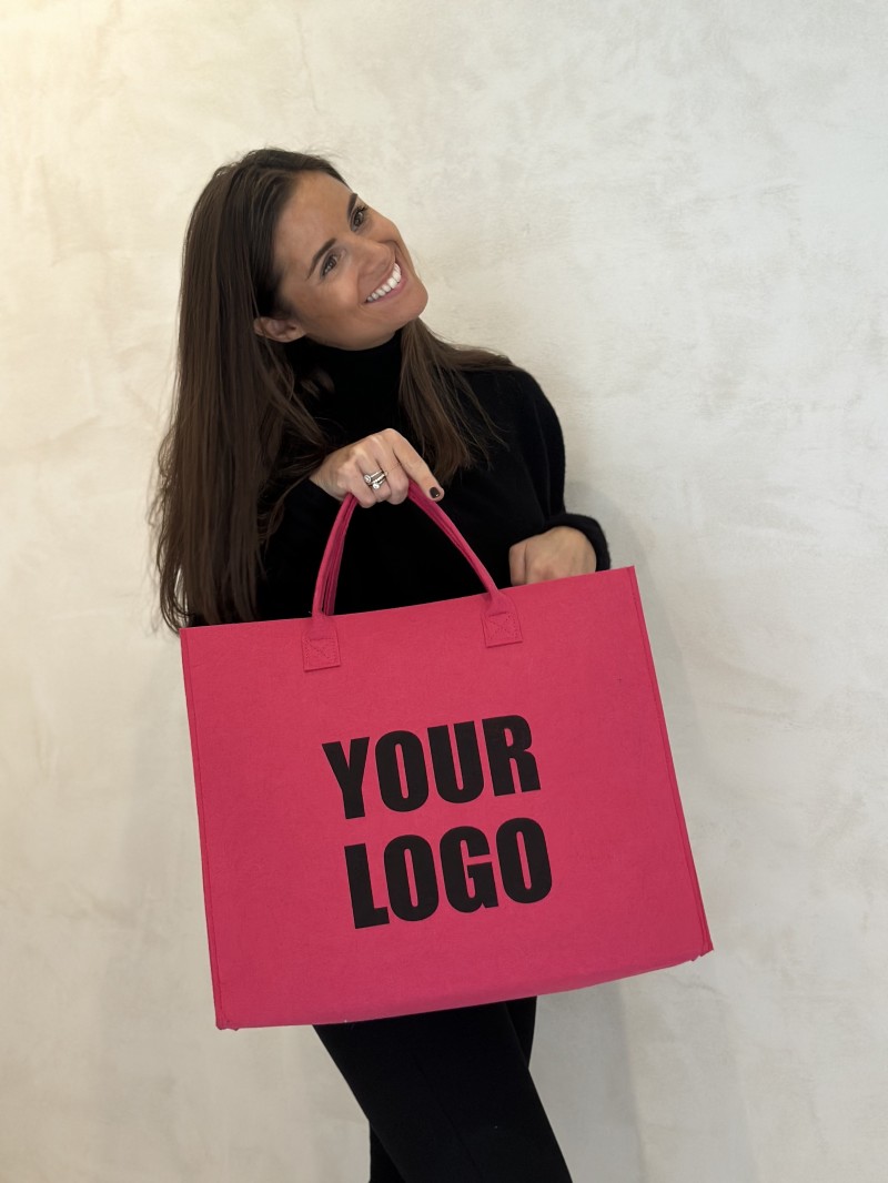GRENOBLE TASCHEN - ROSA - L (42x12x35cm)