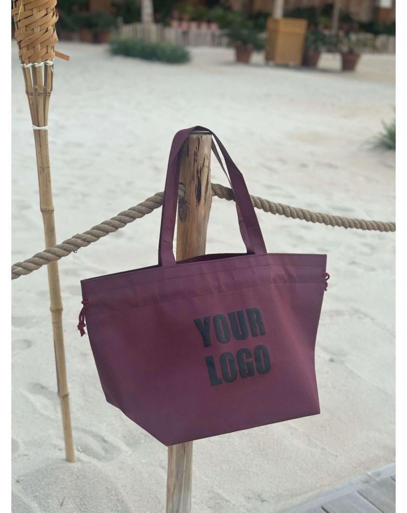 Bolso reutilizable Nice Burdeos L (58x24x35cm)
