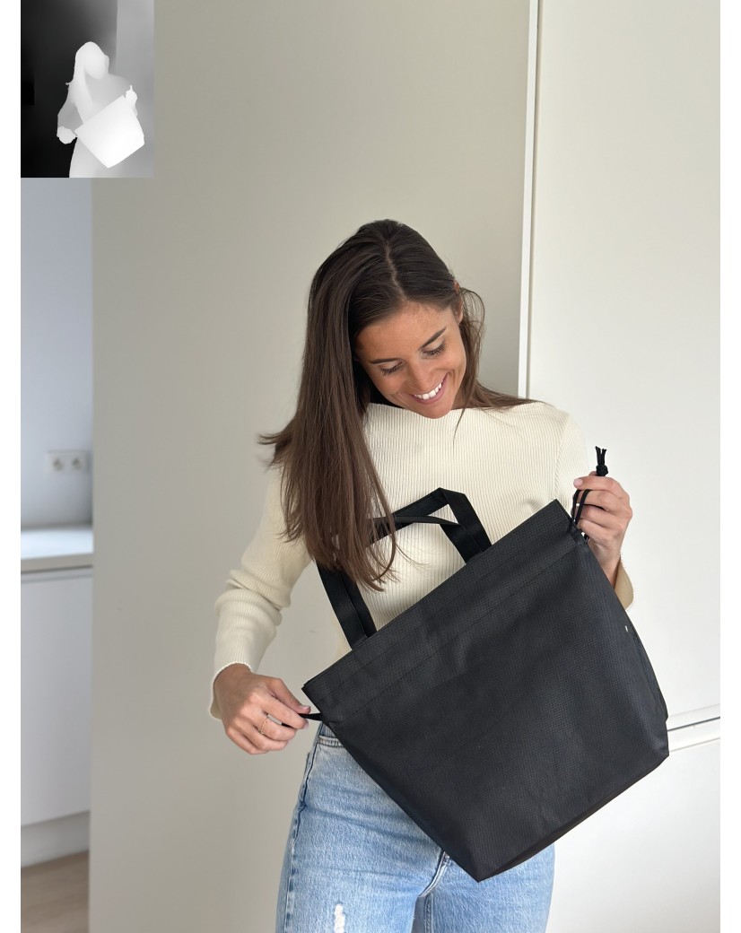 Nice Reusable Bag Red - M (40x14x30cm)