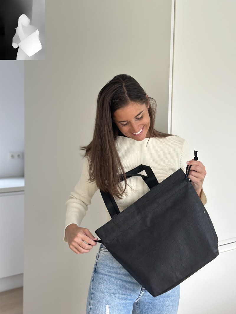 Nice Reusable Bag Forest Green - M (40x14x30cm)
