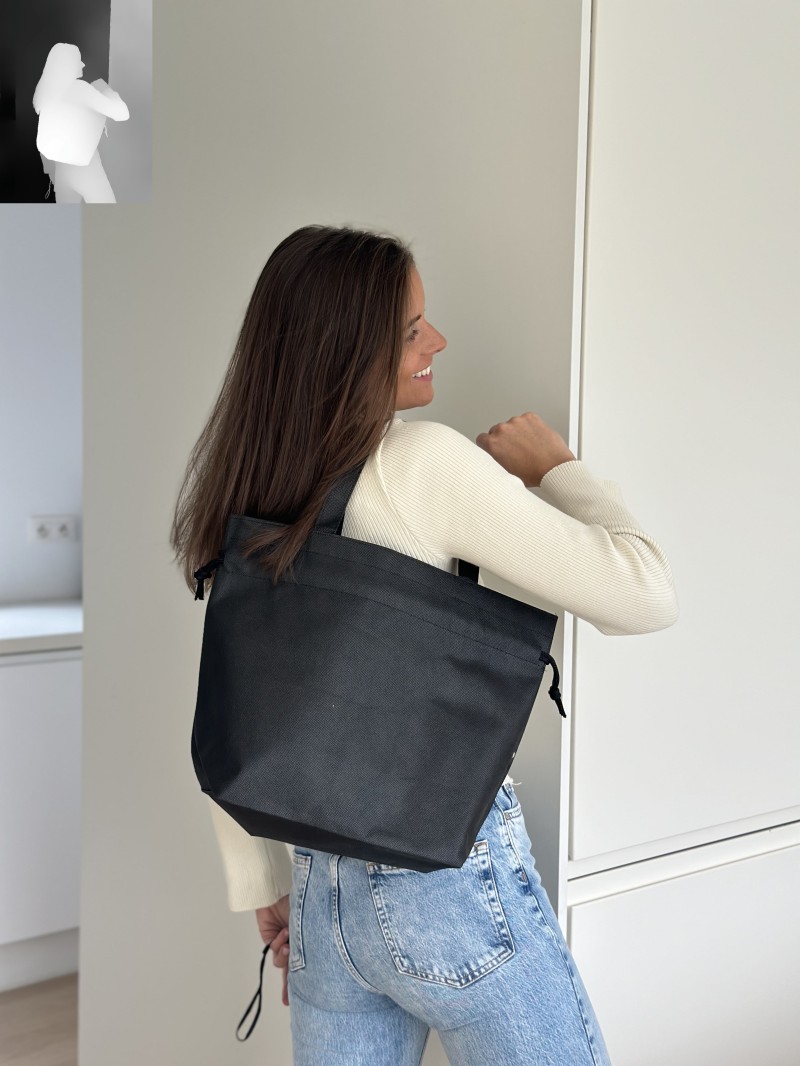 Nice Tragetasche Tannengrün - M (40x14x30cm)
