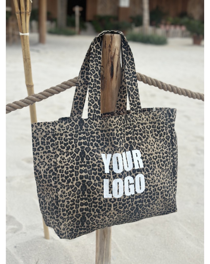 NANCY TASCHEN - DUNKLER LEOPARD 🖤 (43x15x36 cm)