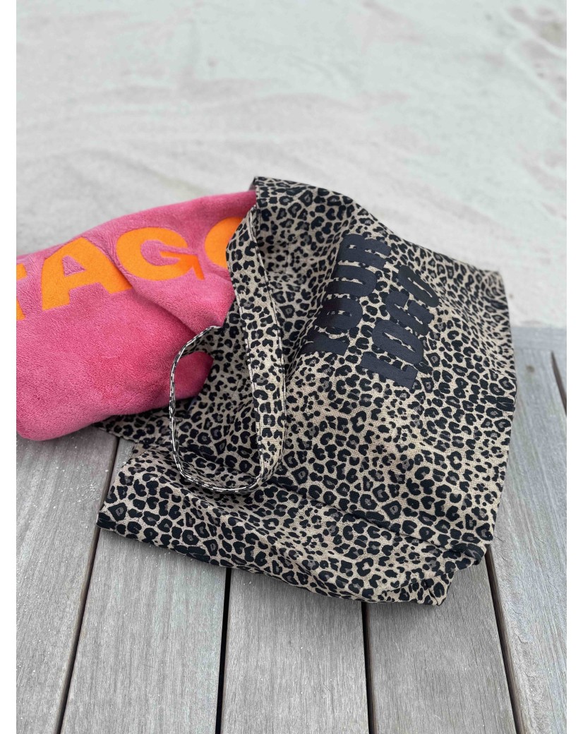 NANCY TASCHEN - DUNKLER LEOPARD 🖤 (43x15x36 cm)