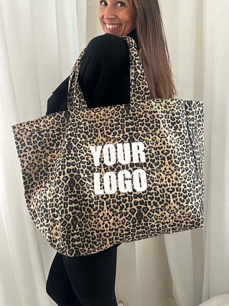 NANCY TASCHEN - DUNKLER LEOPARD 🖤 (43x15x36 cm)