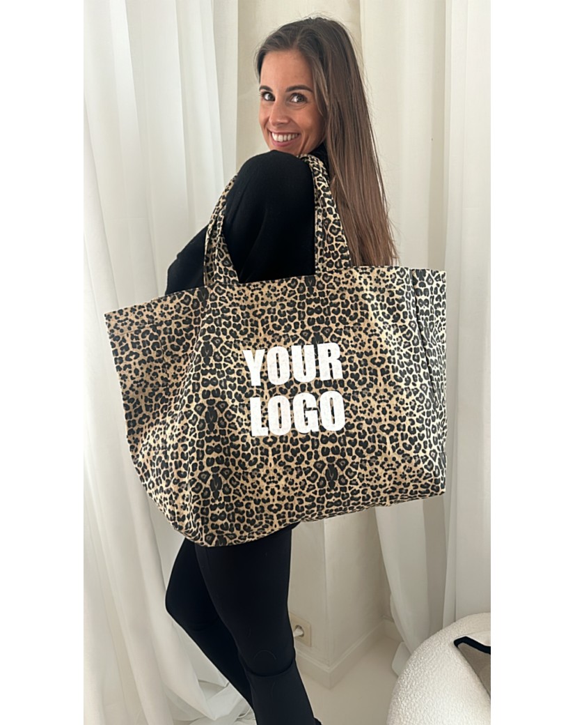 NANCY TASCHEN - DUNKLER LEOPARD 🖤 (43x15x36 cm)