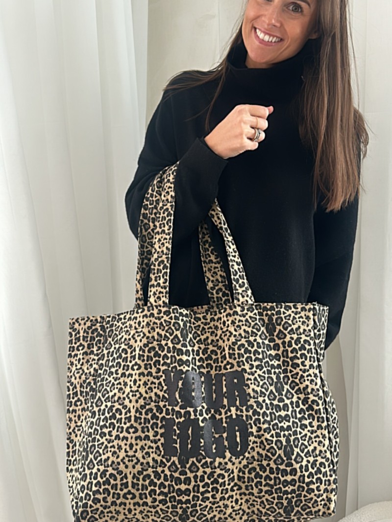NANCY TASCHEN - DUNKLER LEOPARD 🖤 (43x15x36 cm)