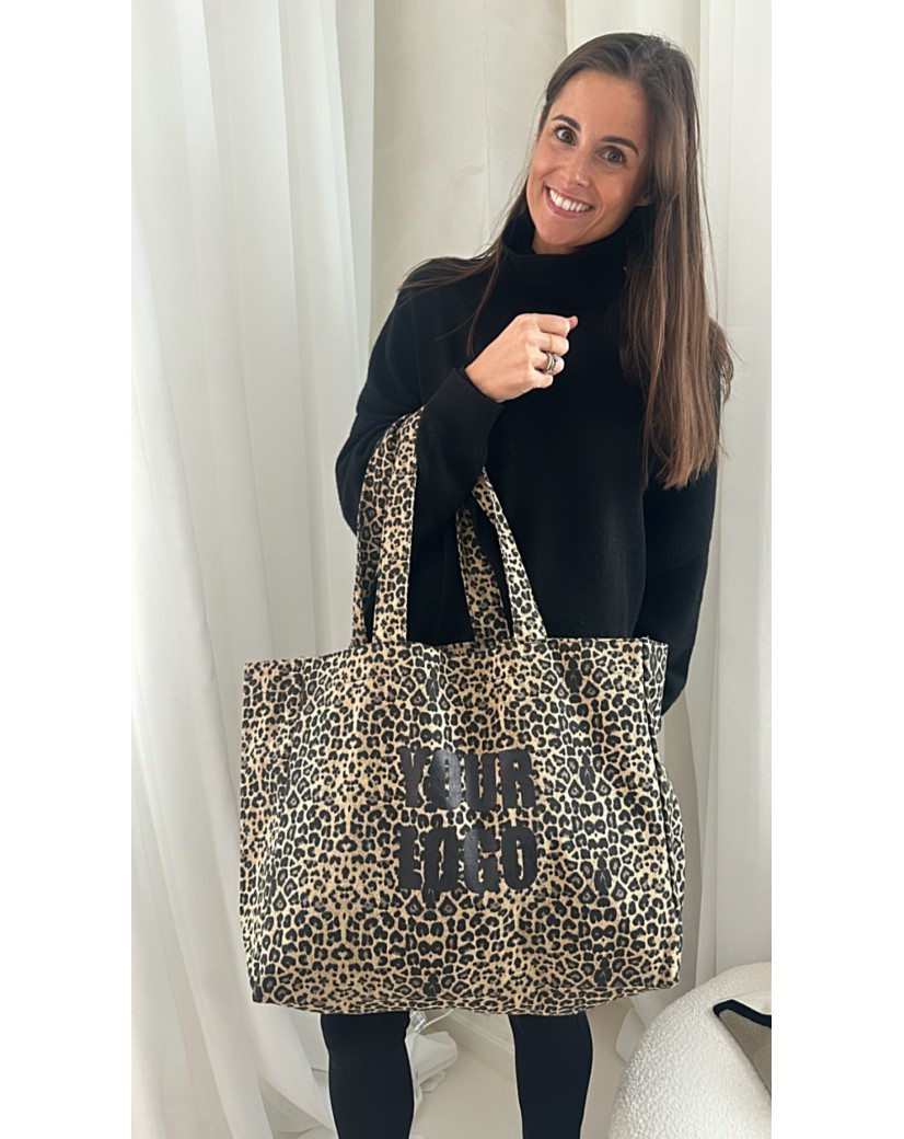 NANCY TASCHEN - DUNKLER LEOPARD 🖤 (43x15x36 cm)