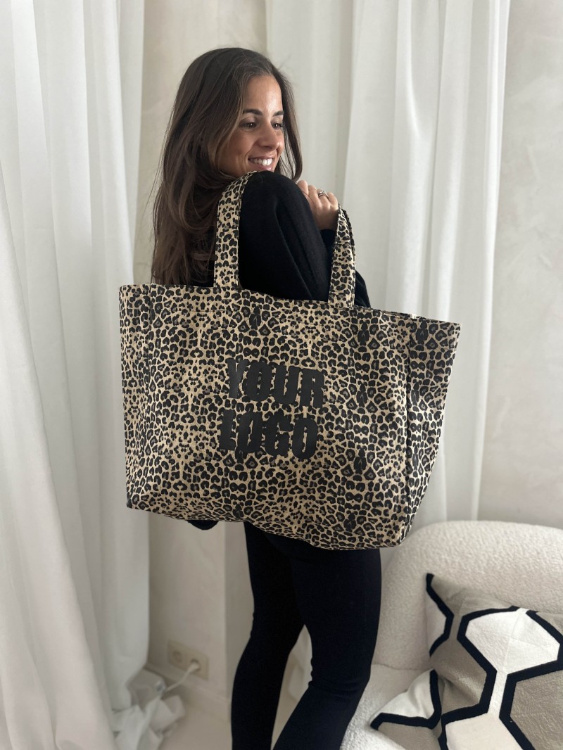 NANCY TASCHEN - DUNKLER LEOPARD 🖤 (43x15x36 cm)