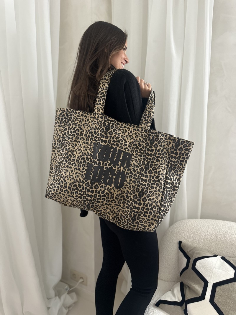 NANCY TASCHEN - DUNKLER LEOPARD 🖤 (43x15x36 cm)