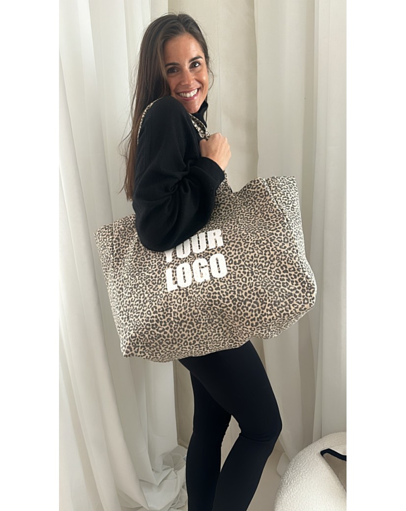 NANCY TASCHEN - LICHT LEOPARD 🤎 (43x15x36 cm)
