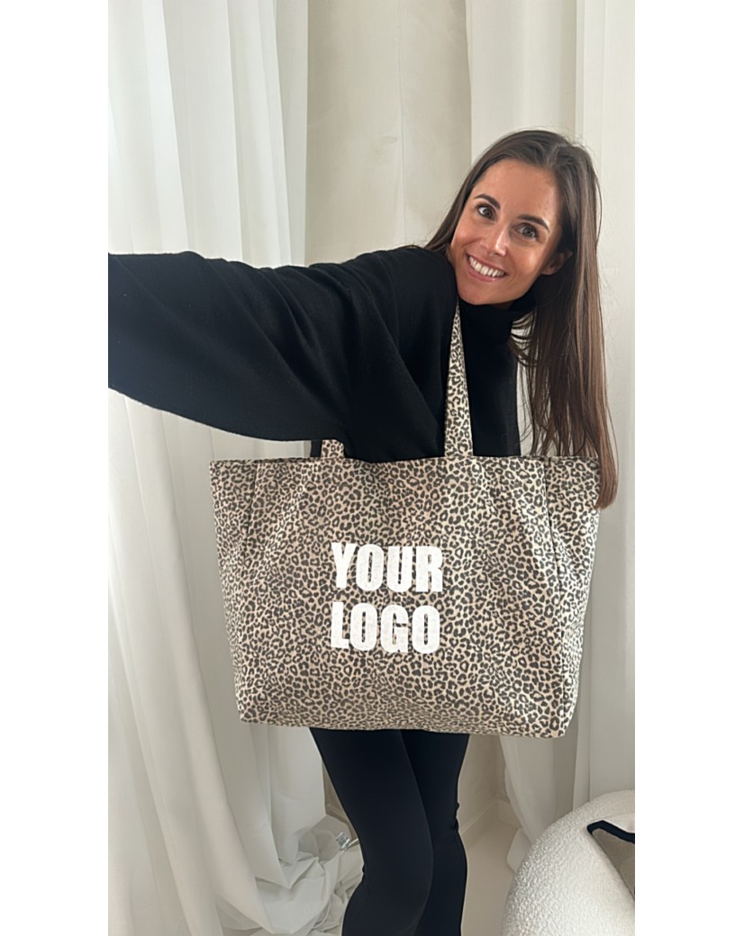 NANCY TASCHEN - LICHT LEOPARD 🤎 (43x15x36 cm)