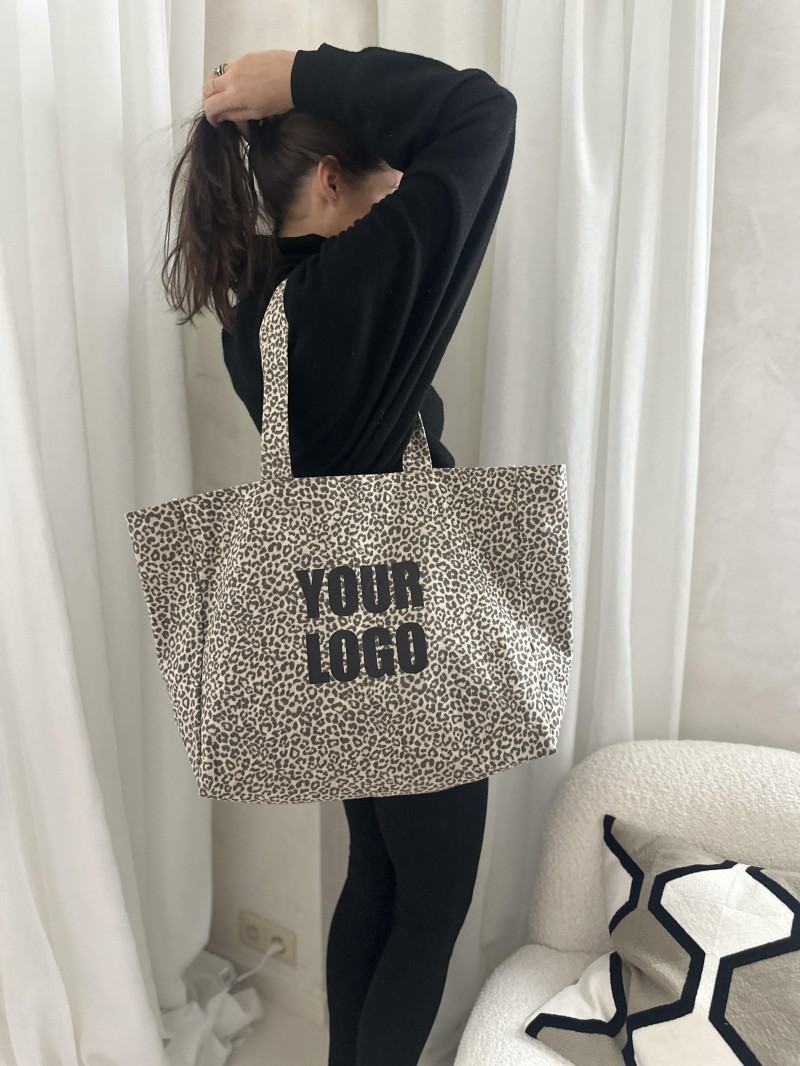 NANCY TASCHEN - LICHT LEOPARD 🤎 (43x15x36 cm)