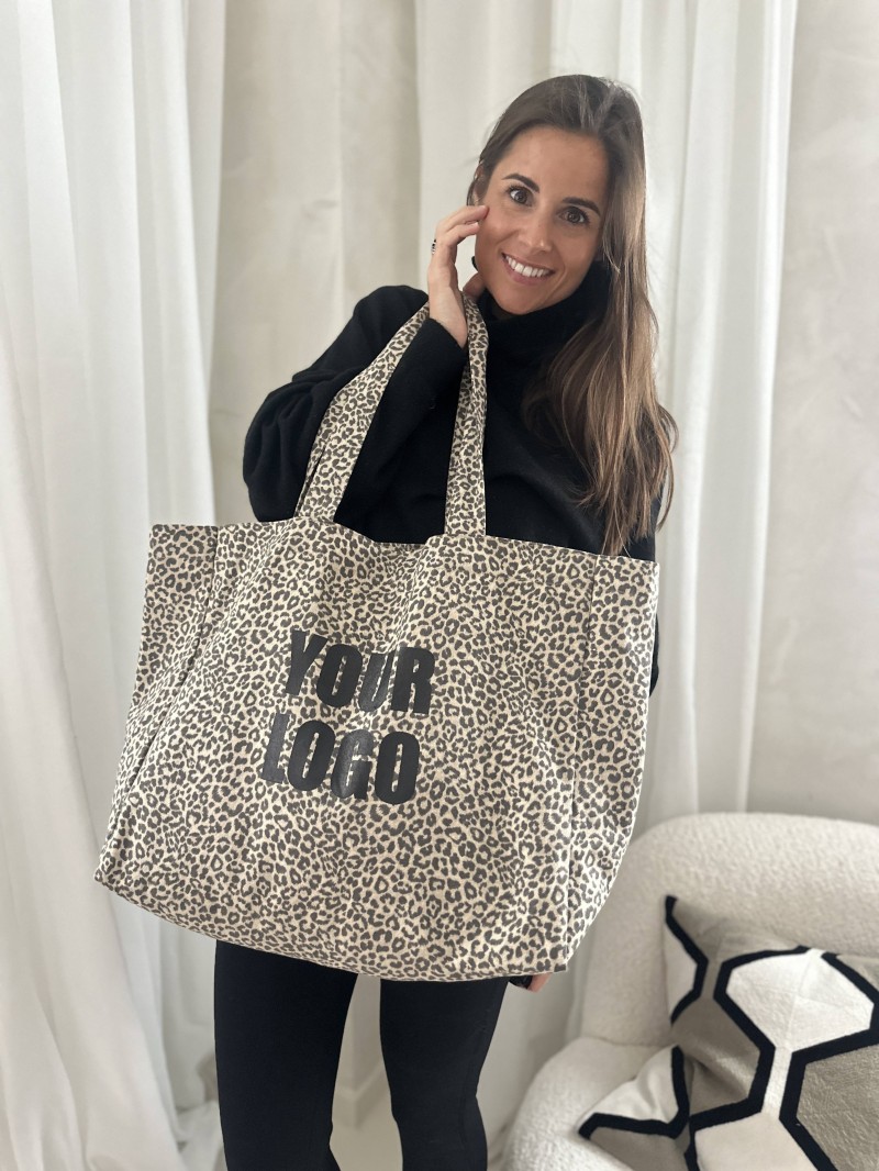 NANCY TASCHEN - LICHT LEOPARD 🤎 (43x15x36 cm)