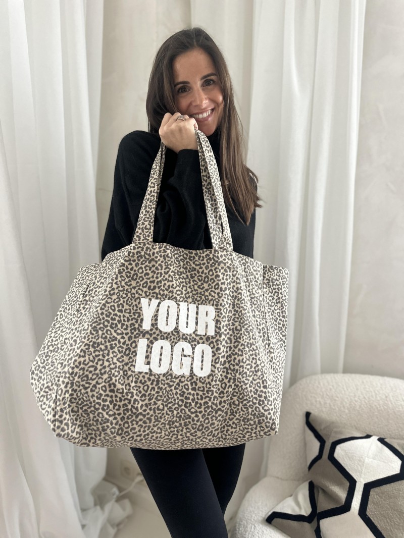 NANCY TASCHEN - LICHT LEOPARD 🤎 (43x15x36 cm)
