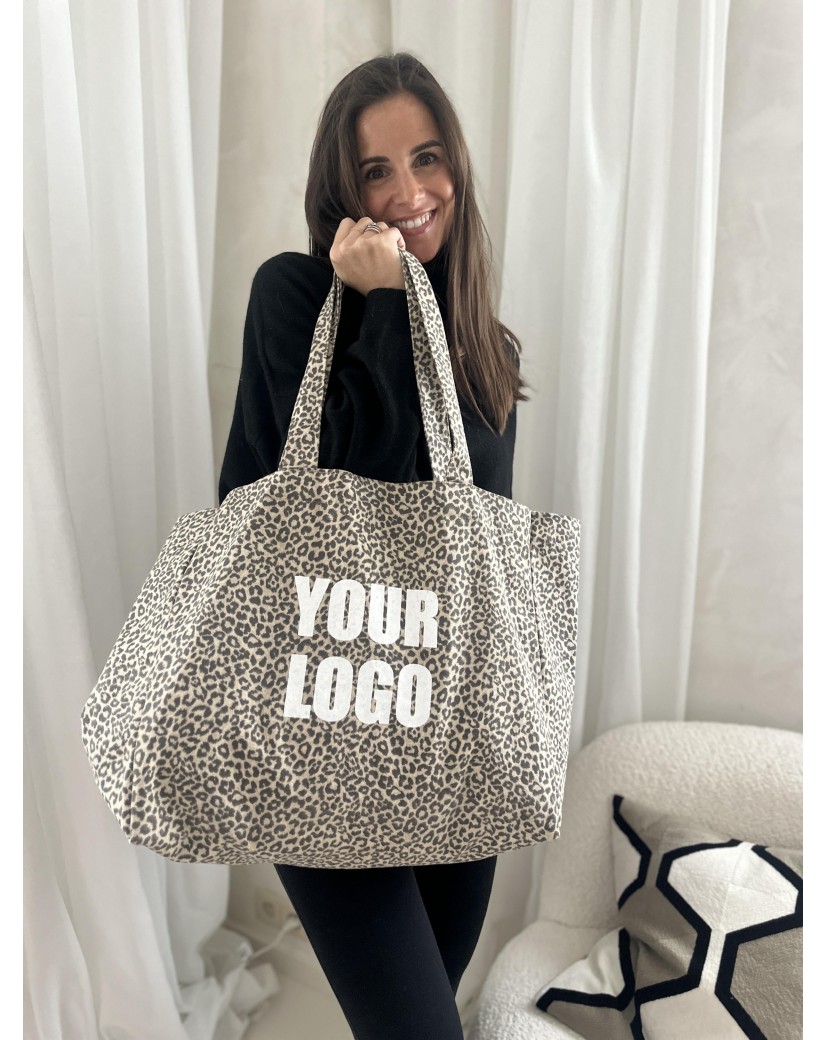 NANCY TASCHEN - LICHT LEOPARD 🤎 (43x15x36 cm)