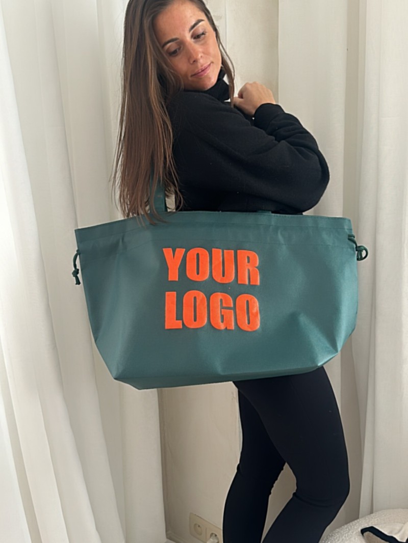 Bolso reutilizable Nice Verde Abeto L (58x24x35cm)