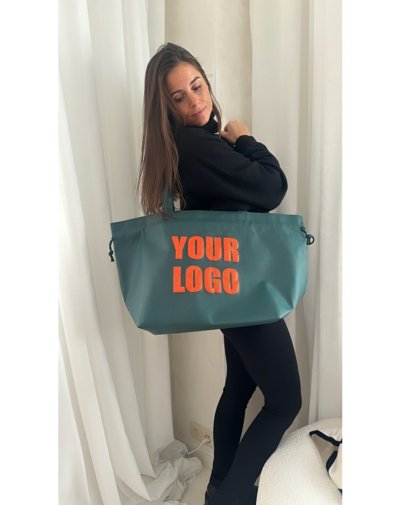 Bolso reutilizable Nice Verde Abeto L (58x24x35cm)