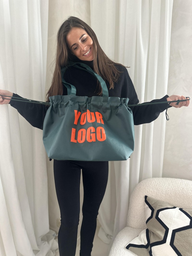 Nice Reusable Bag Forest Green L (58x24x35cm)
