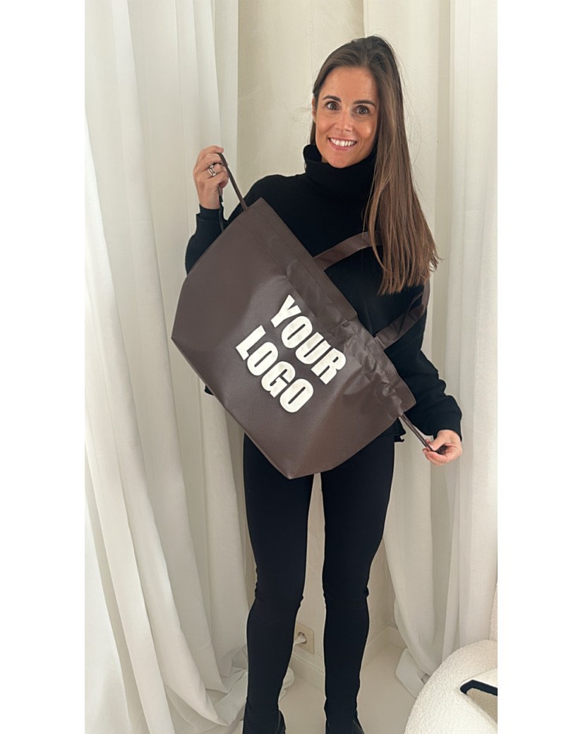 SAC NICE BRUN L (58x24x35cm)