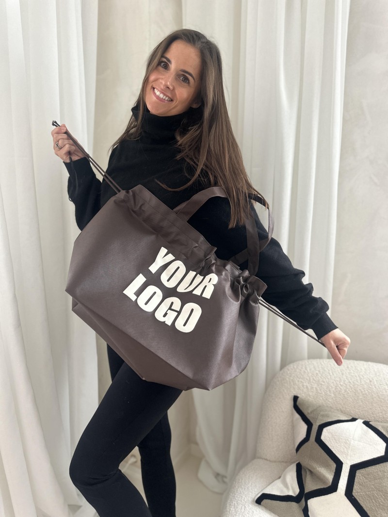 SAC NICE BRUN L (58x24x35cm)