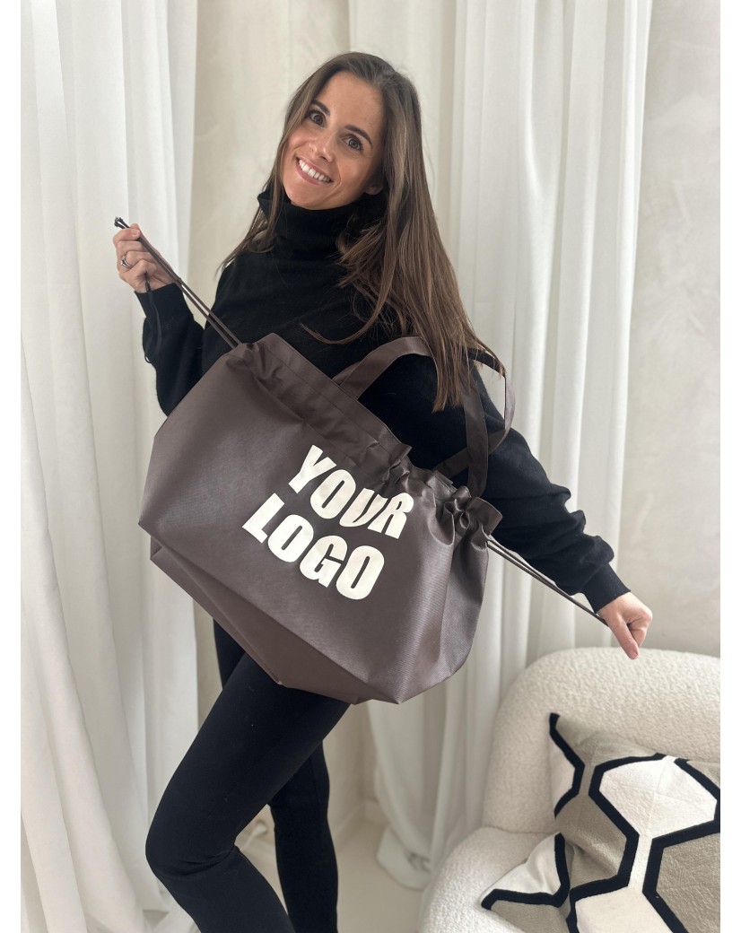 SAC NICE BRUN L (58x24x35cm)