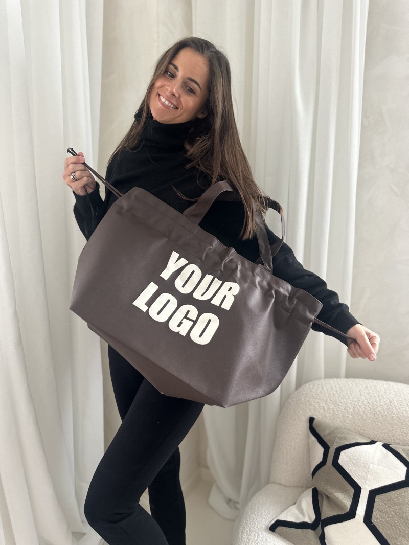 SAC NICE BRUN L (58x24x35cm)