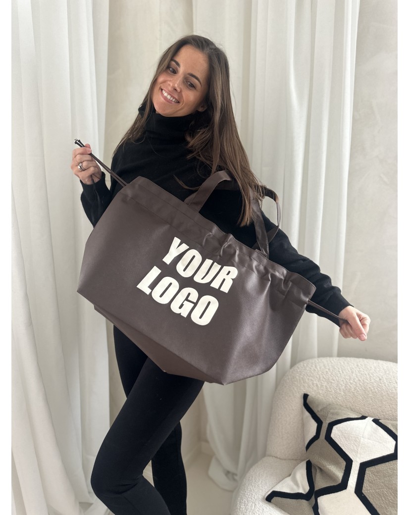 SAC NICE BRUN L (58x24x35cm)