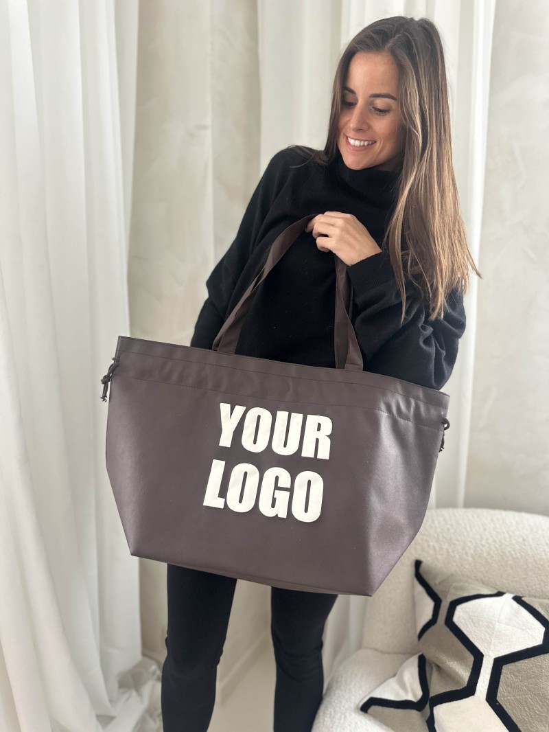 SAC NICE BRUN L (58x24x35cm)