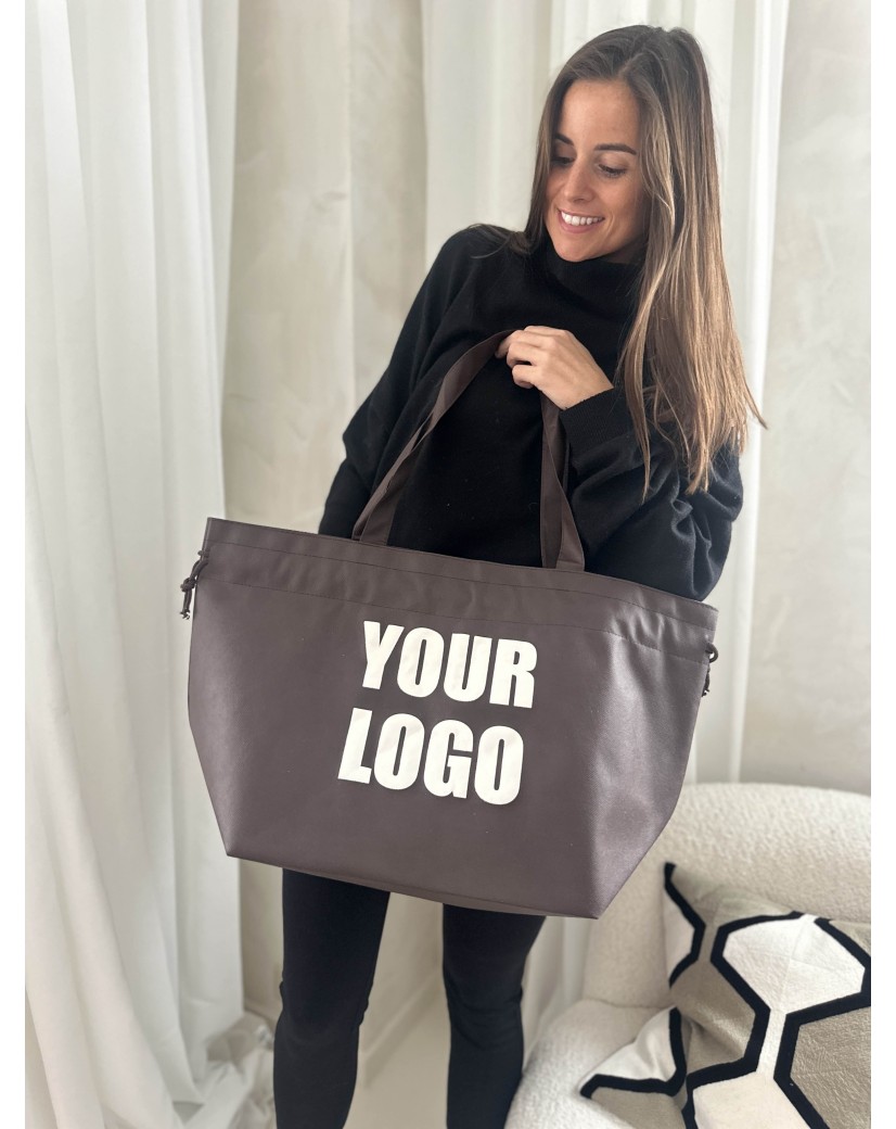 SAC NICE BRUN L (58x24x35cm)