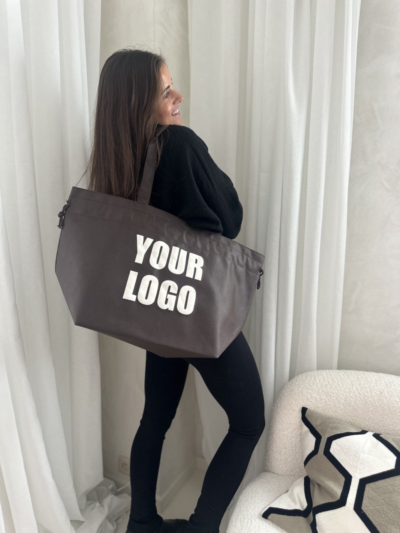 SAC NICE BRUN L (58x24x35cm)
