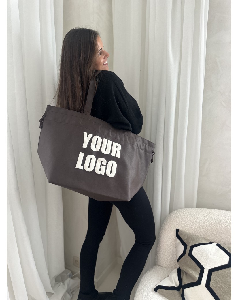 SAC NICE BRUN L (58x24x35cm)