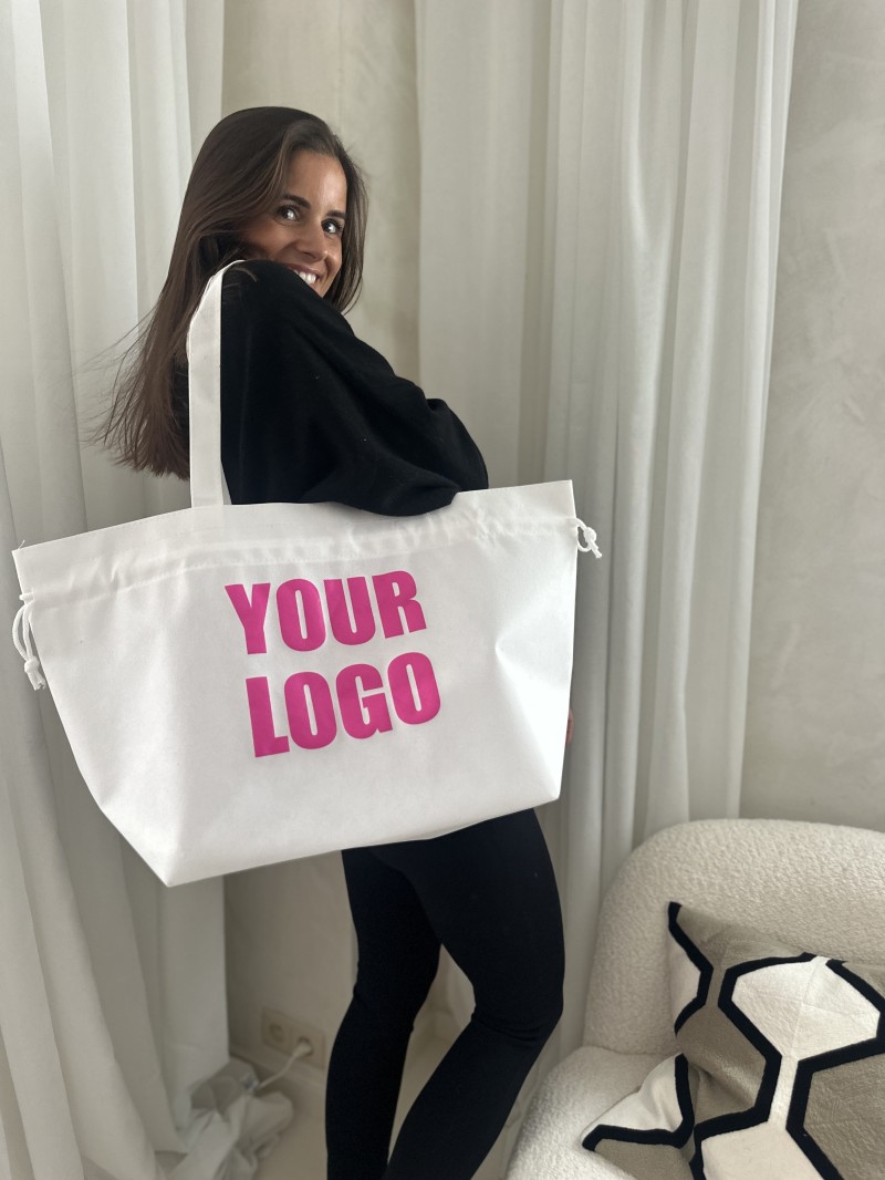 BAG NICE WHITE L (58x24x35cm)
