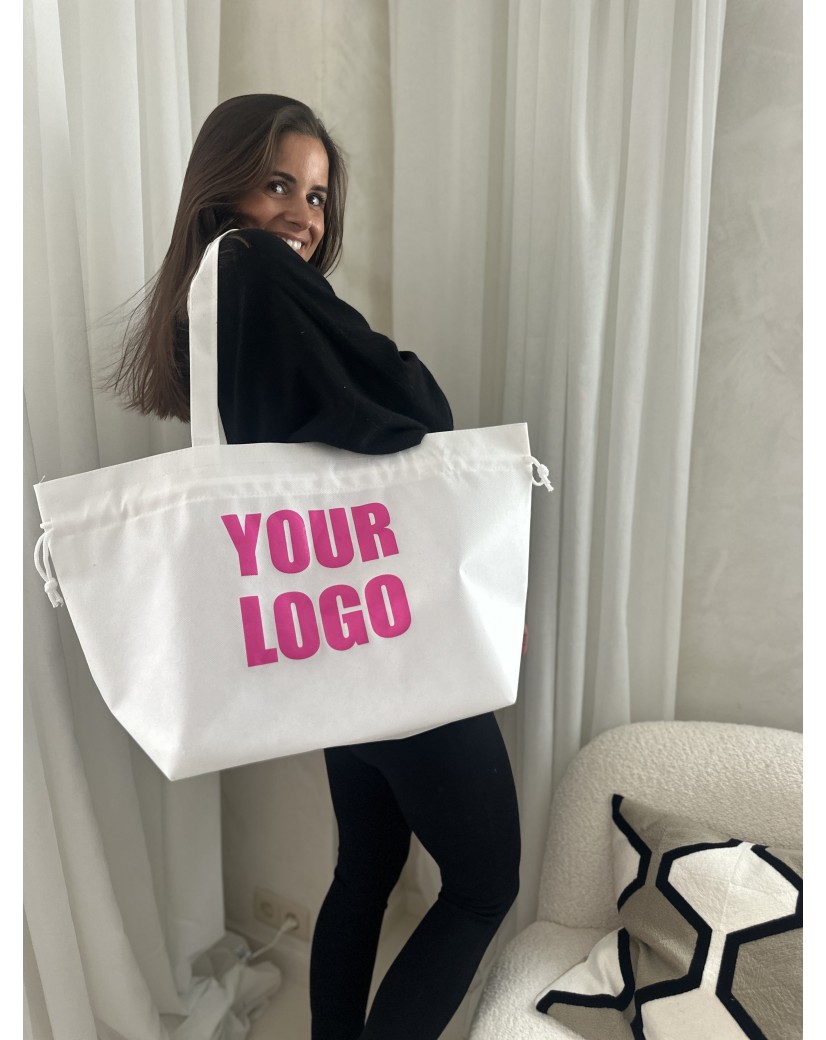 BAG NICE WHITE L (58x24x35cm)