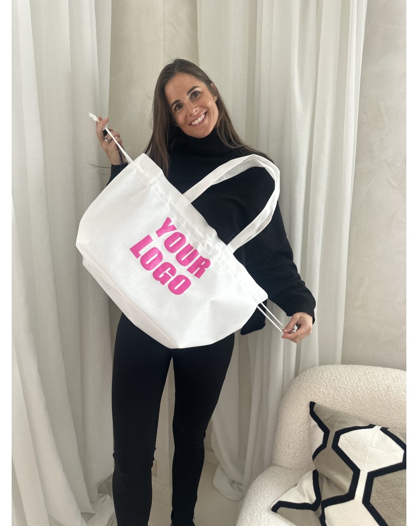 BAG NICE WHITE L (58x24x35cm)