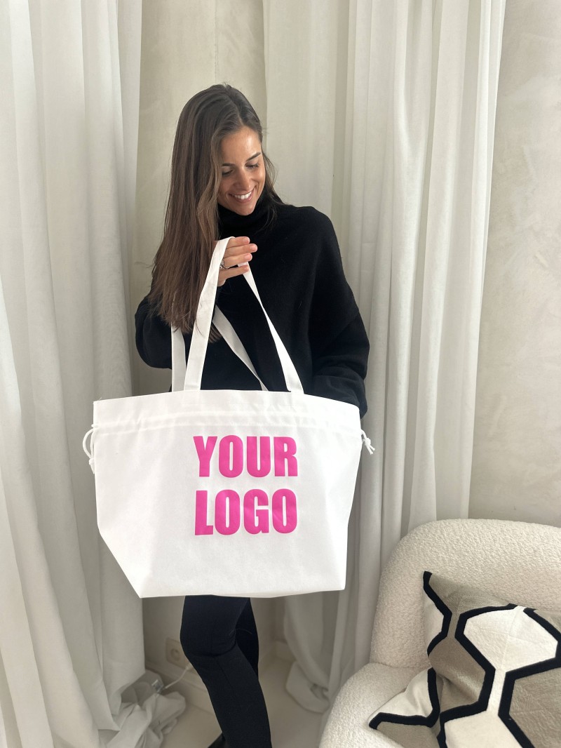 BAG NICE WHITE L (58x24x35cm)