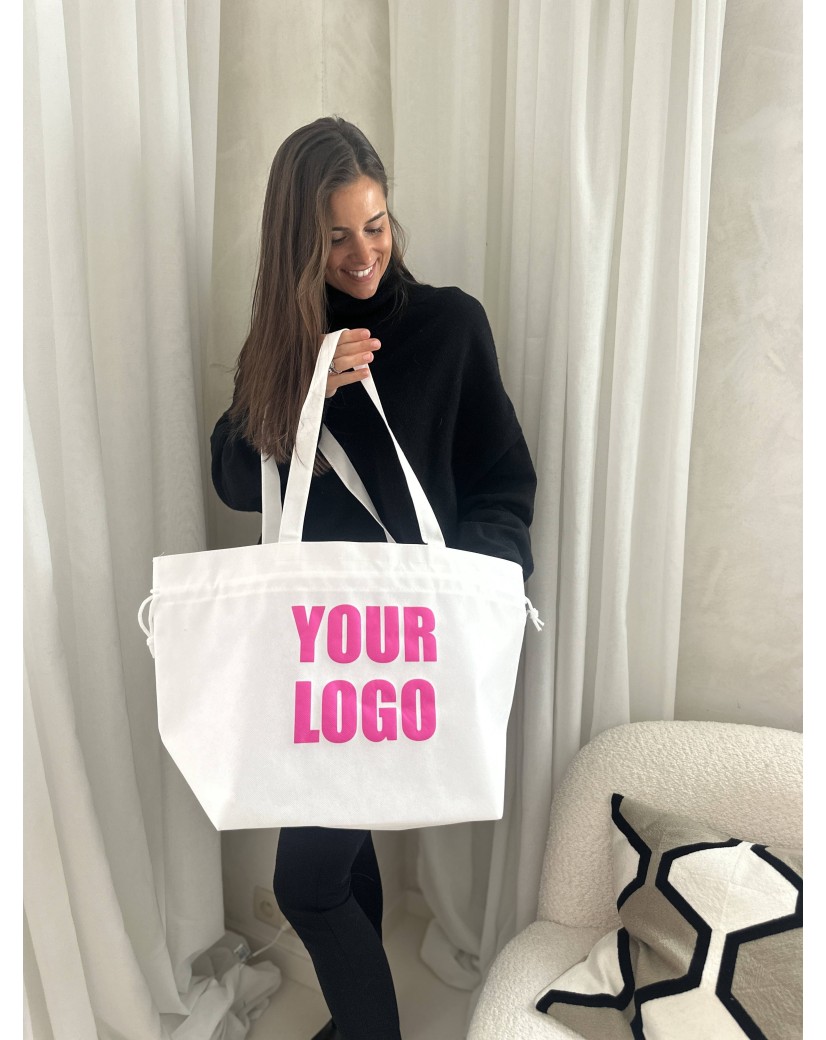 BAG NICE WHITE L (58x24x35cm)