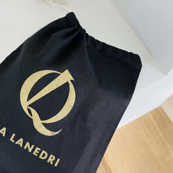 Personalisiertes Einstecktuch - Schwarz XL