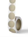 Sticker rond 4,5cm- Goud mat (zonder opdruk)